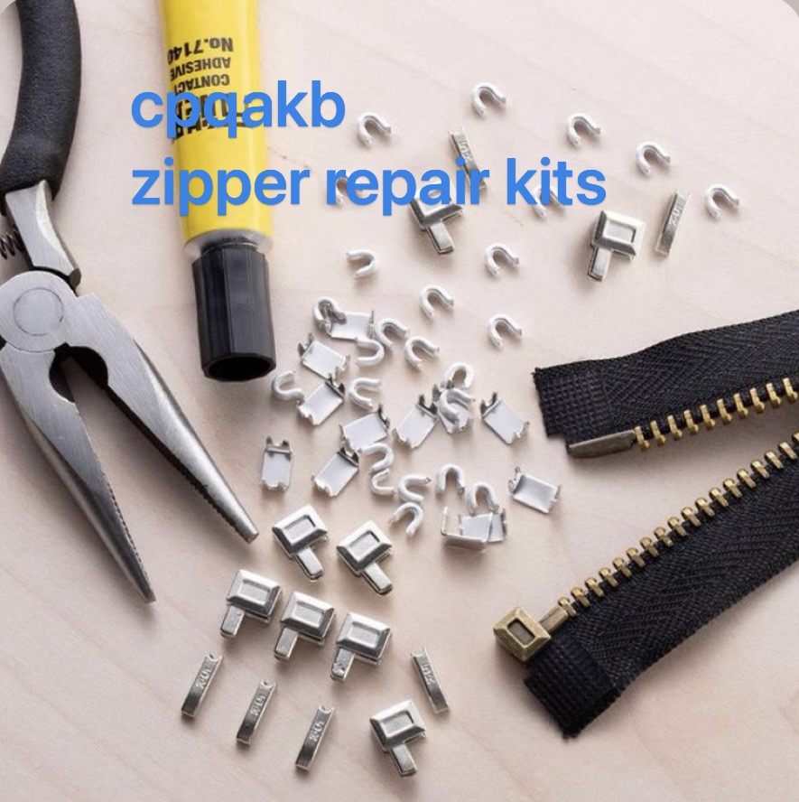 Amazon.com: cpqakb 52 Pcs Zipper Repair Kit - Metal Head Sliders